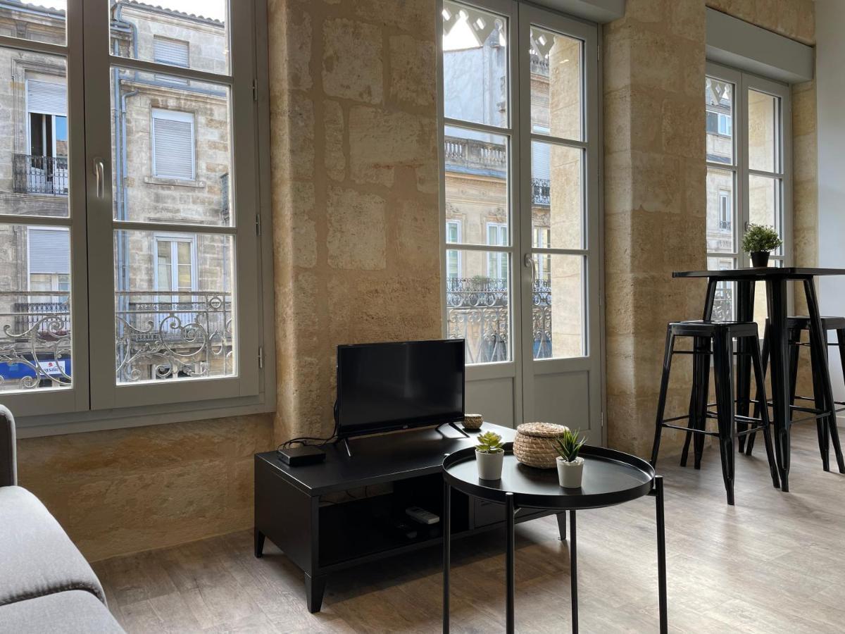 Magnifique Appartement Pour 2 Avec Climatisation Et Belle Pierre Bordelaise Bordeaux Zewnętrze zdjęcie