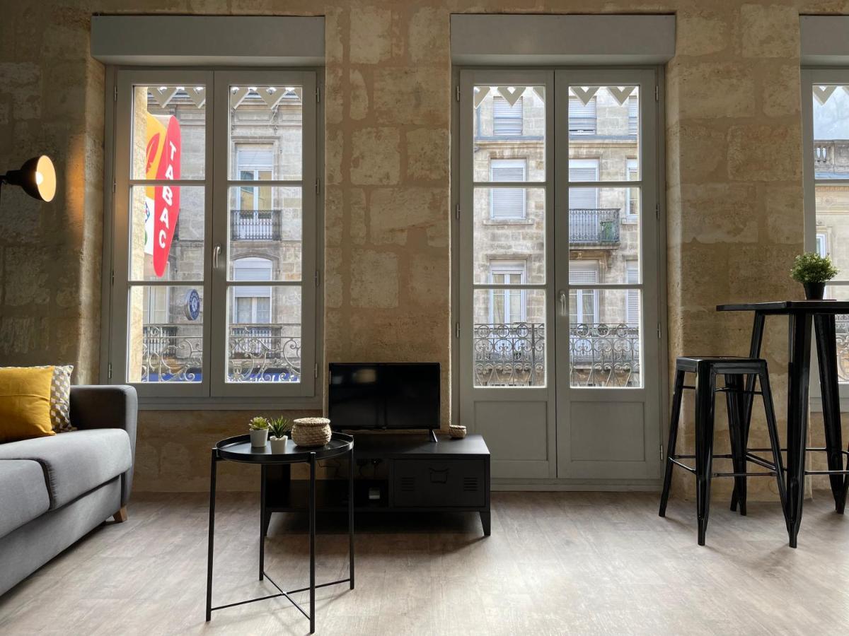 Magnifique Appartement Pour 2 Avec Climatisation Et Belle Pierre Bordelaise Bordeaux Zewnętrze zdjęcie