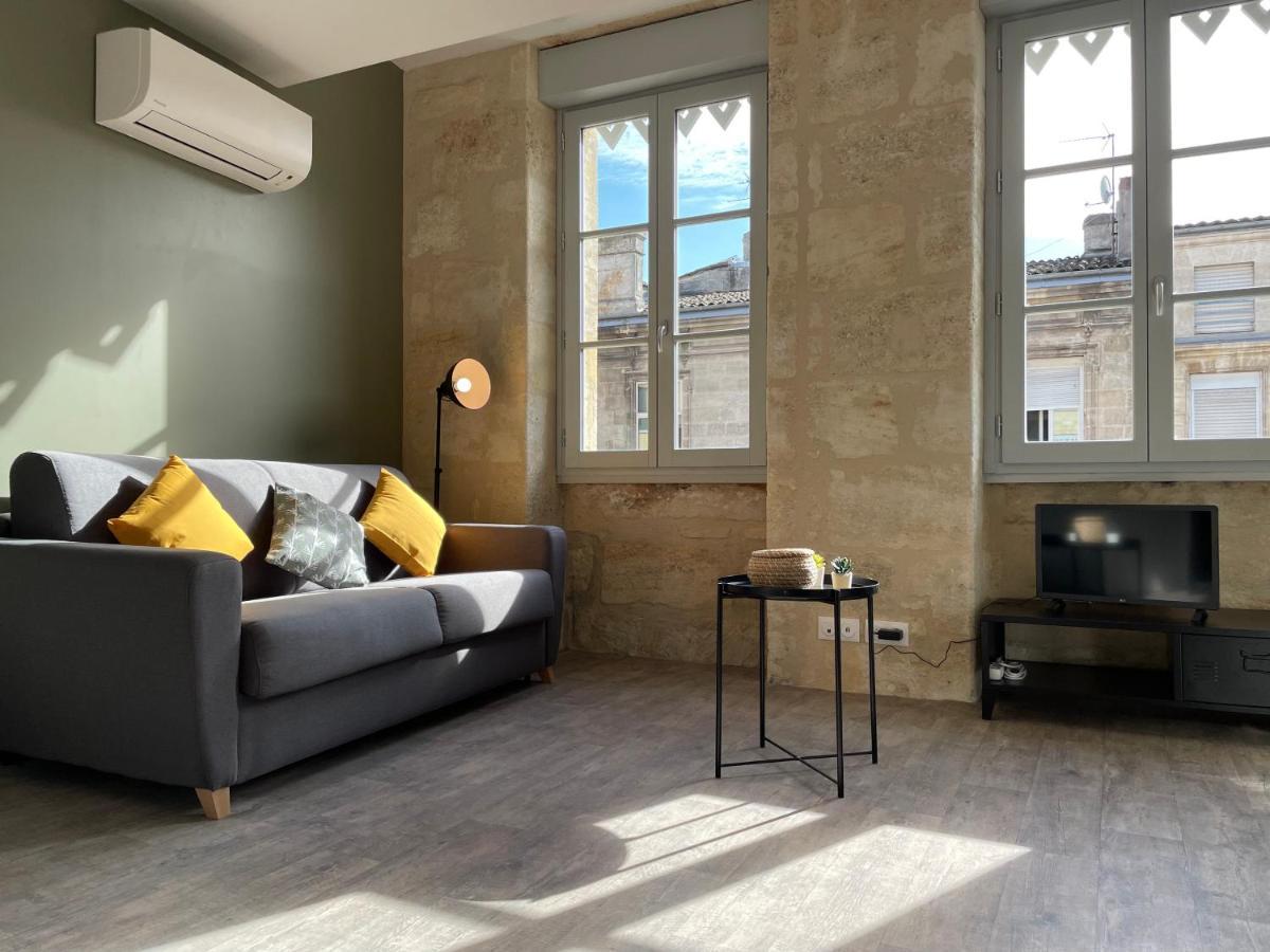 Magnifique Appartement Pour 2 Avec Climatisation Et Belle Pierre Bordelaise Bordeaux Zewnętrze zdjęcie