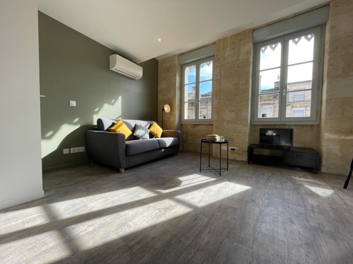 Magnifique Appartement Pour 2 Avec Climatisation Et Belle Pierre Bordelaise Bordeaux Zewnętrze zdjęcie
