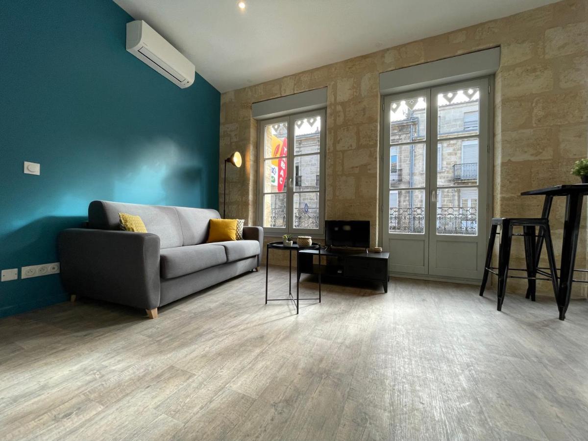Magnifique Appartement Pour 2 Avec Climatisation Et Belle Pierre Bordelaise Bordeaux Zewnętrze zdjęcie