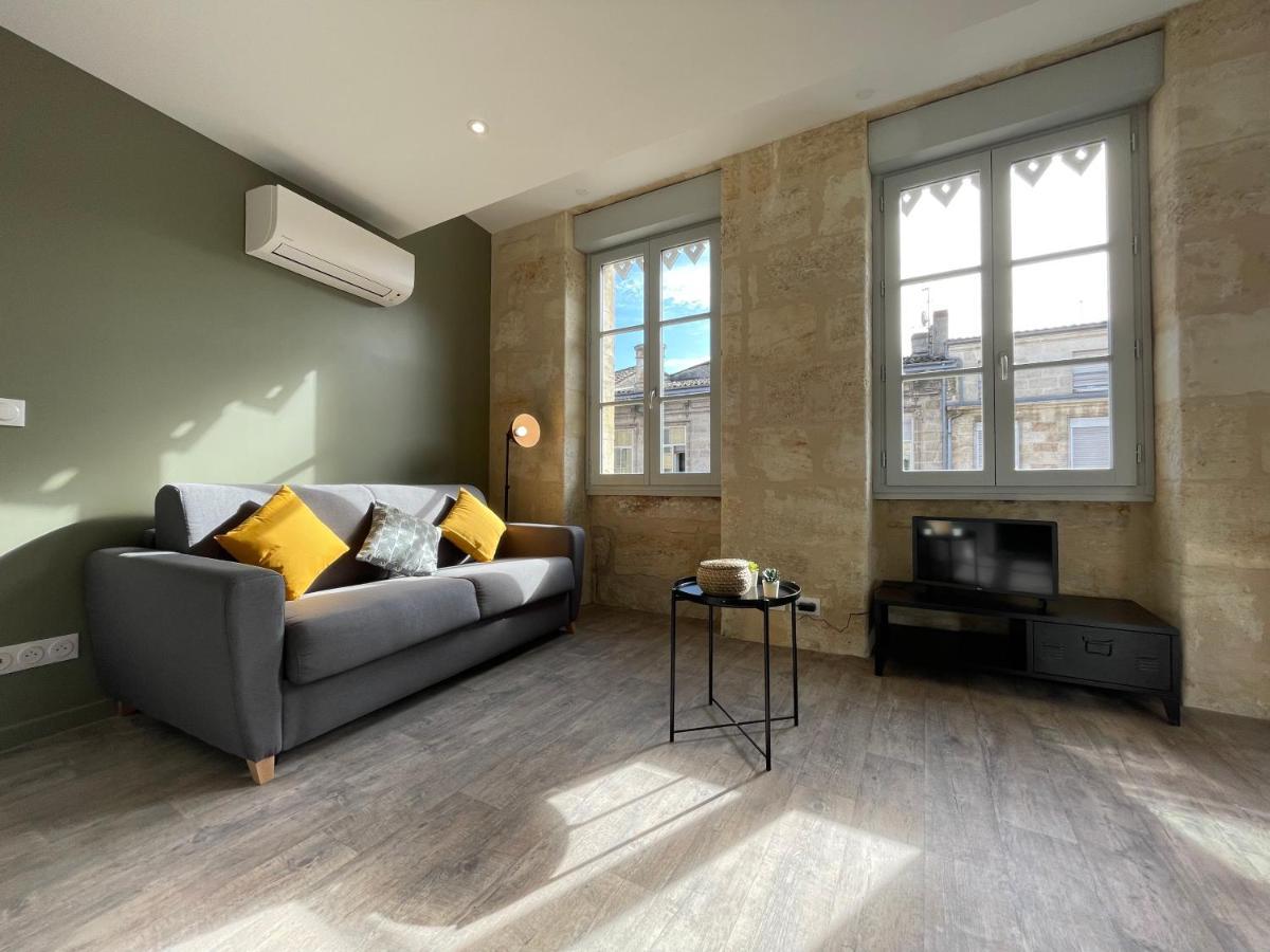 Magnifique Appartement Pour 2 Avec Climatisation Et Belle Pierre Bordelaise Bordeaux Zewnętrze zdjęcie
