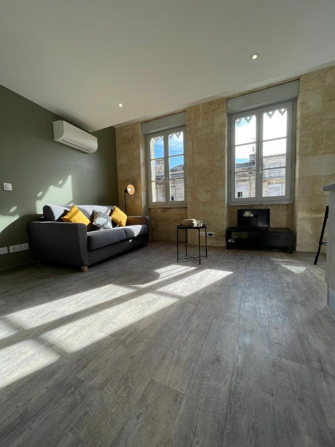 Magnifique Appartement Pour 2 Avec Climatisation Et Belle Pierre Bordelaise Bordeaux Zewnętrze zdjęcie